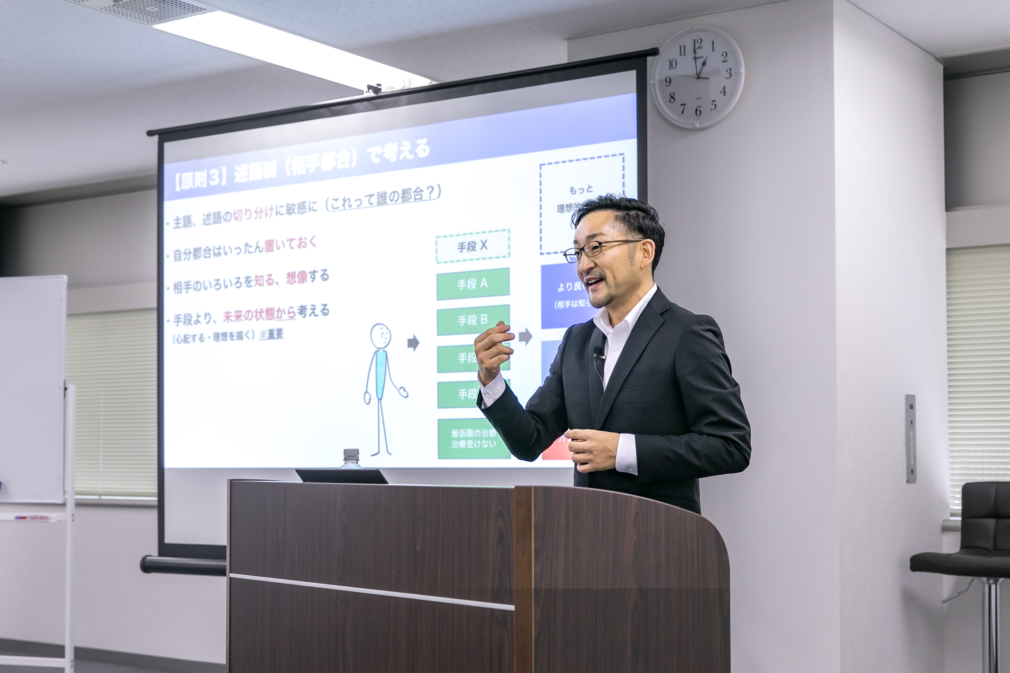 河合良一の講義風景